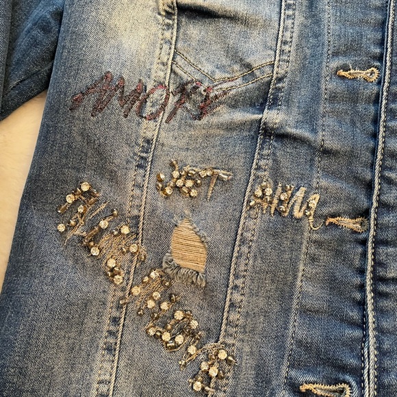 Denim Jacket, boho jacket - Picture 3 of 5
